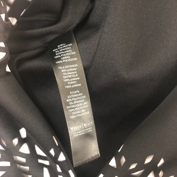 WHBM Sleeveless Textured Cutout Sheath Dress - Picture 8 of 8